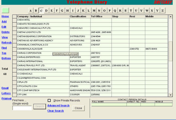 Softeasy Telephone Diary screenshot 2