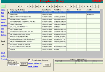 Softeasy Telephone Diary screenshot 4