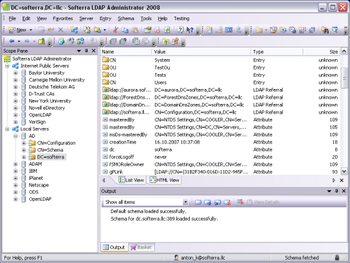 Softerra LDAP Administrator screenshot