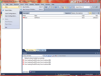 Softerra LDAP Browser screenshot 2