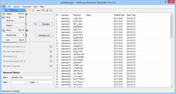 SoftFuse Password Generator Pro screenshot 2