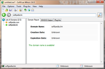 SoftFuse Whois screenshot