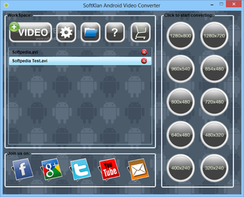 SoftKlan Android Video Converter screenshot