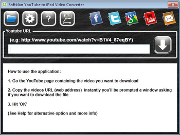 Softklan YouTube to iPad Converter screenshot