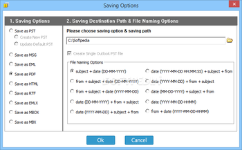 SoftLay MBOX Converter screenshot 3