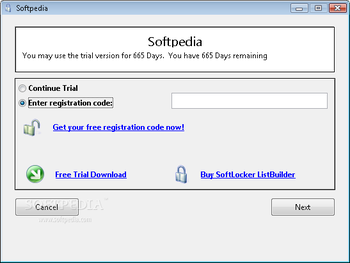 SoftLocker ListBuilder screenshot 2