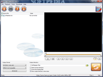 SoftPepper MOV Video Converter screenshot