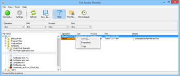 SoftPerfect File Access Monitor screenshot