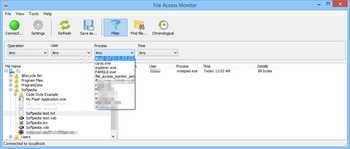 SoftPerfect File Access Monitor screenshot 3