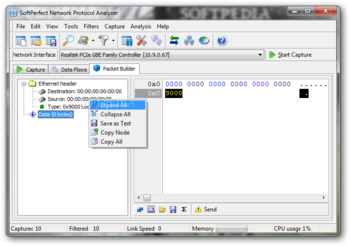 SoftPerfect Network Protocol Analyzer screenshot 2