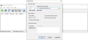 SoftPerfect RAM Disk screenshot 2
