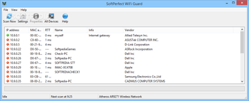 SoftPerfect WiFi Guard screenshot