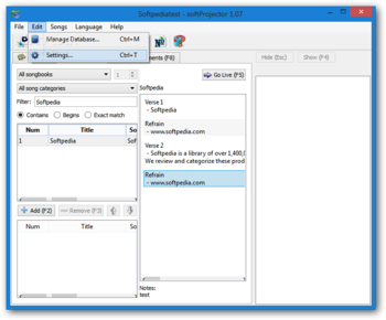 SoftProjector Portable screenshot 4