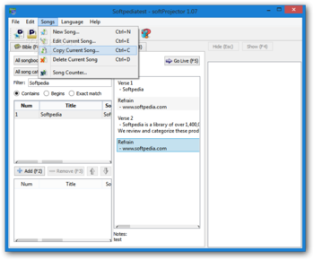 SoftProjector Portable screenshot 5