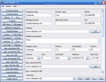 SoftPublish screenshot