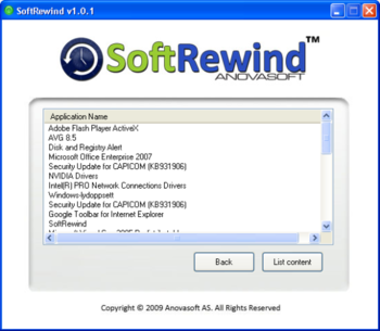 SoftRewind Home screenshot 4