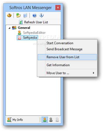 Softros LAN Messenger screenshot