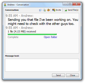 Softros LAN Messenger screenshot 2