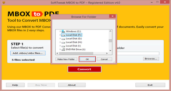 SoftTweak MBOX to PDF screenshot 2