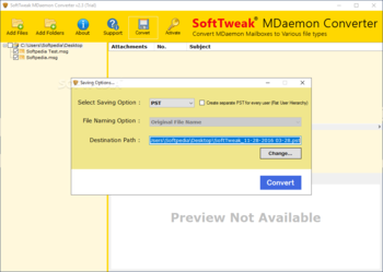 SoftTweak Mdaemon Converter screenshot 2