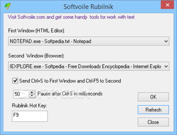 Softvoile Rubilnik screenshot