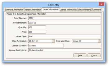 Software License Manager screenshot 4