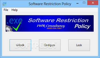 Software Policy screenshot