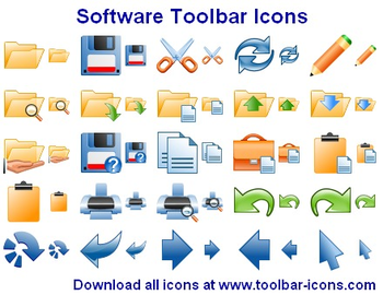 Software Toolbar Icons screenshot 3