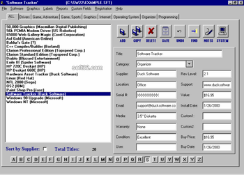 Software Tracker screenshot 2