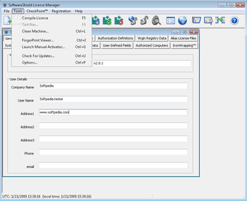 SoftwareShield System License Manager screenshot 2