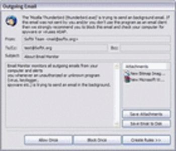 SoftX Email Monitor screenshot
