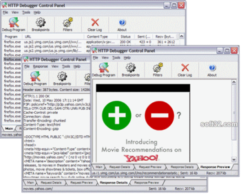 SoftX HTTP Debugger screenshot 3