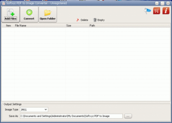 Softxyz PDF to Image Converter screenshot