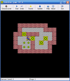 Sokoban game Stand-alone version screenshot