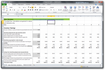 Solar Calculator screenshot