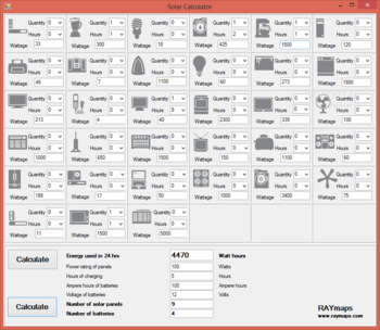 Solar Calculator screenshot