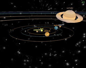 Solar System 3D screenshot