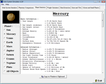 Solar System Simulator screenshot 3