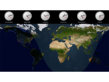 Solar World Clock screenshot