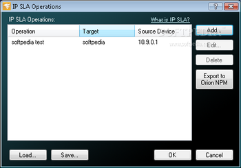 SolarWinds Free IP SLA Monitor screenshot 2