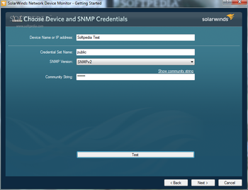 SolarWinds Network Device Monitor screenshot