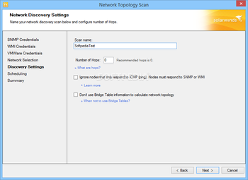 SolarWinds Network Topology Mapper screenshot 4