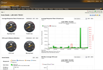 SolarWinds Server and Application Monitor screenshot