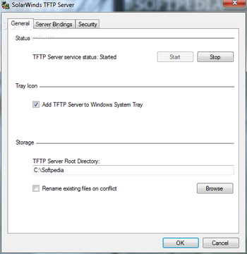 SolarWinds TFTP Server screenshot 2