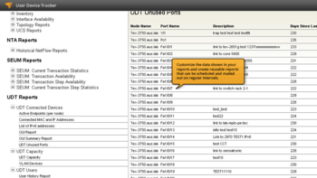 SolarWinds User Device Tracker screenshot 2