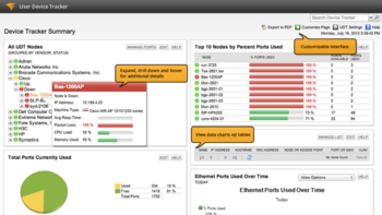 SolarWinds User Device Tracker screenshot 3