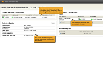 SolarWinds User Device Tracker screenshot 5
