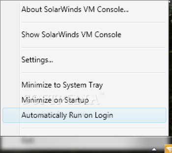 SolarWinds VM Console screenshot 4