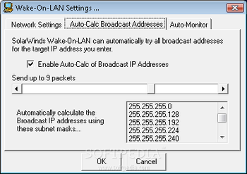 SolarWinds Wake-On-LAN screenshot 3