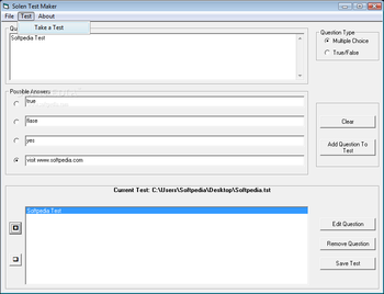 Solen Test Maker screenshot